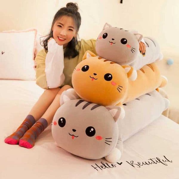 2026 Game And Toy Game And Toy 1Pc Stuff Animal 50-130Cm Long Cat Pillow Soft Stuffed Plush Animal Dolls Cushion For Kids Girls Home Decor Gifts Free Shipping stuf