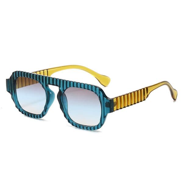 High Quality European and American Pilot Double PC Men, UV Protection Sunglasses for Women, Fashionable Retro Eyewear