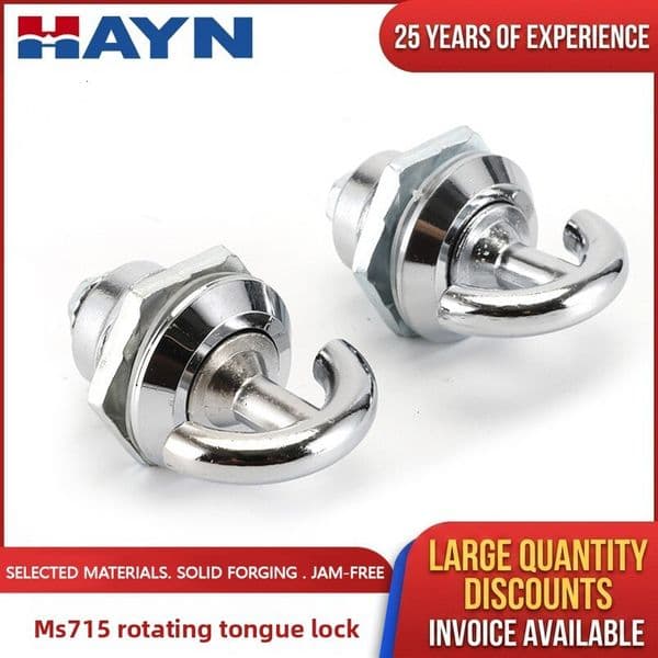 Manufacturer supplies MS715 wing handle lock, instrument switch control cabinet cylindrical cam lock