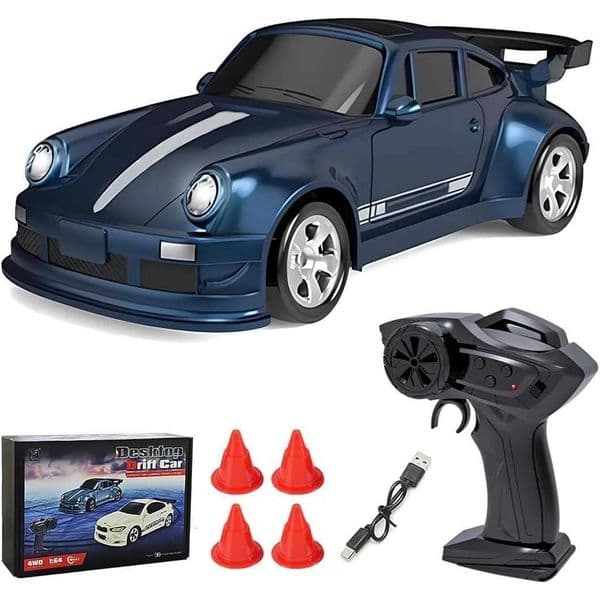 1/64 RC Car Four-Wheel Drive Remote Control Desktop Stunt Car Full Proportions Mini Racing Drift Car Toy Model Boy GiftT260507