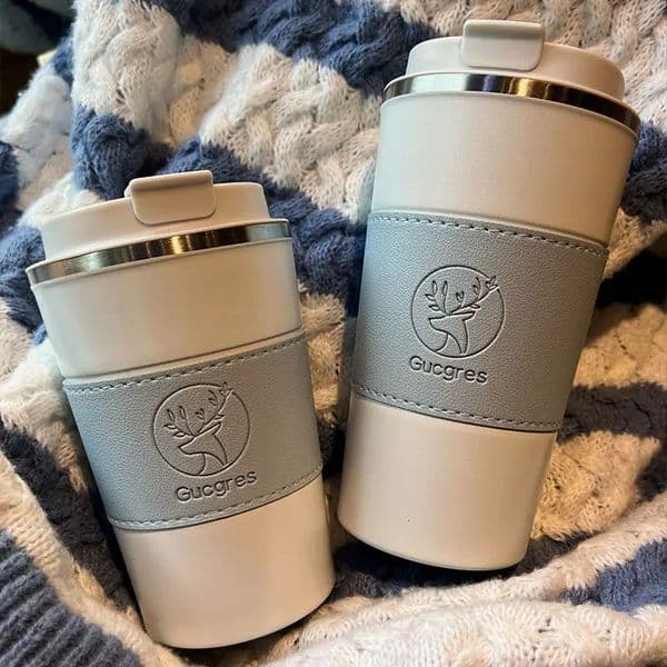 Portable Simple Stainless Steel Coffee Cup Thermos Mug Travel Vacuum Flask Insulated Cup Water Bottle Thermos Cup 380/510ml 260506