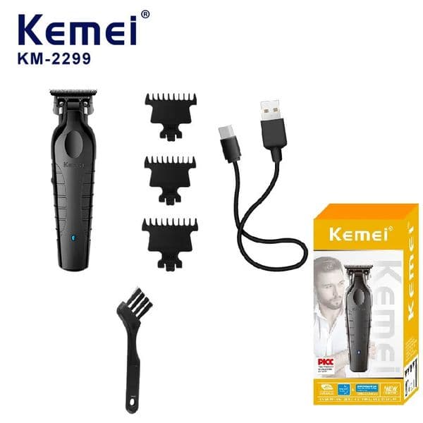 Kemei Mens Cordless Hair Clipper USB Rechargeable Electric Hair Clipper km032 Trimmer Electric Hair Cutting Machine KM-2299 260506