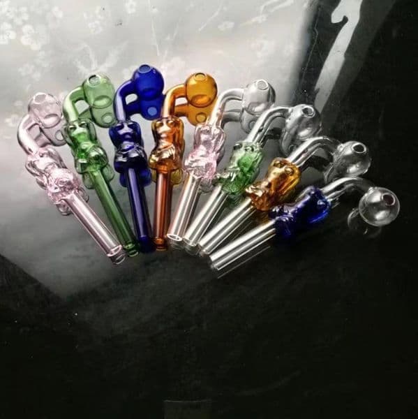 New Glass Smoking pipes hookah Oil Burner Pipes Smokings Beautiful women's curved pot