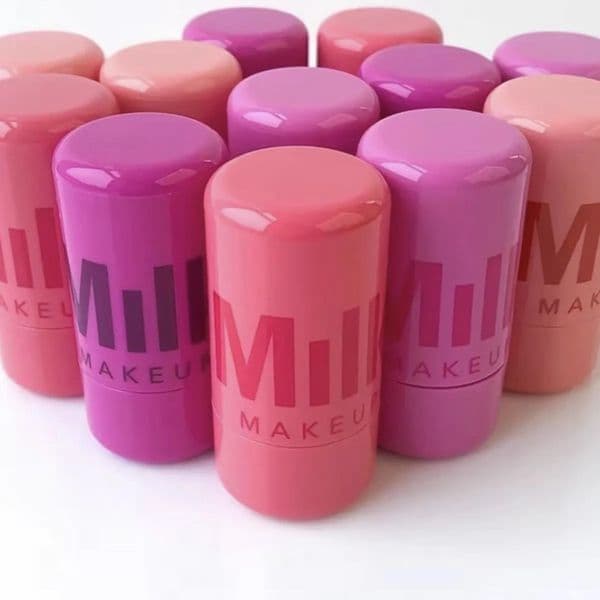 Designer Lipstick MILK MAKEUP Blush Jelly Rouge lip plump Cream Stick Face Eye Cheek Blusher Dual-Use Transparent Dye Lip 4 Color Good Quality Fast Free Deliv