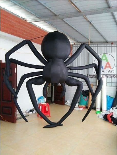 32.8ft high Giant Inflatable Halloween Spider Cartoon Hanging Party Decorations