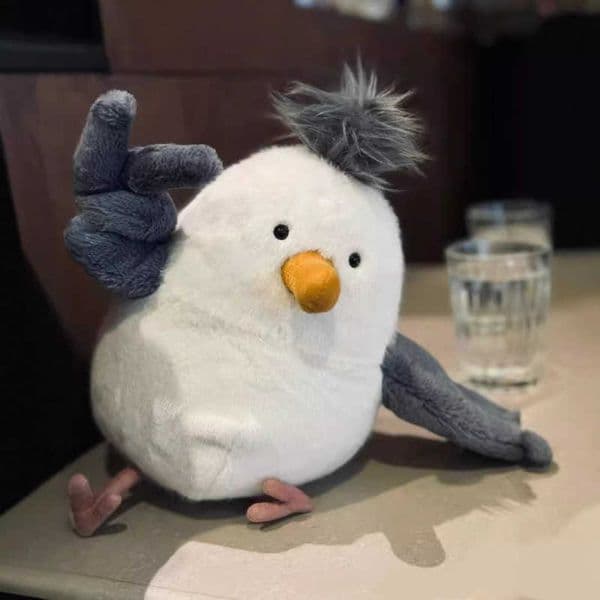 Stuffed & Plush Animals jelllycat Seagull Plush Toy Soft Stuffed Animal Baby Cute Gift for Girls