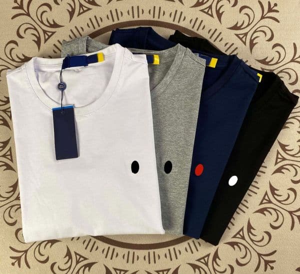 Raulphly T Shirt Men Designer Polo t shirt Men's and Women's T-Shirt Designer Summer Casual Short Sleeve 100%Cotton Tshirt Mens Tee Fashion Embroidery Asia sizeS-2XL