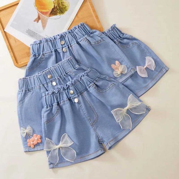 1pcs Kids Baby Summer Cool Cute Denim Clothing Shorts Pants Jeans Clothes Children Girls Casual Short Trousers Infant BottomsT260508