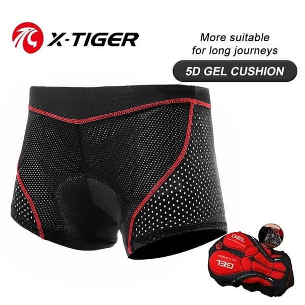 XTIGER Mens Cycling Underwear Shorts 5D Cushion Race Athletic Casual Pants Mountain Bike Road 260508