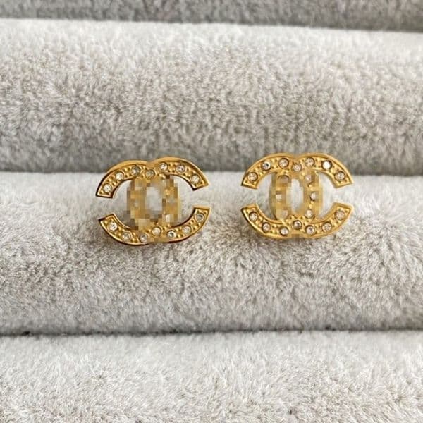 No Fading Luxury Designer Earrings Titanium Steel 3D Simple Letter Fashion Earrings With CZ Stones Trendy Jewelry For Christmas Q260525