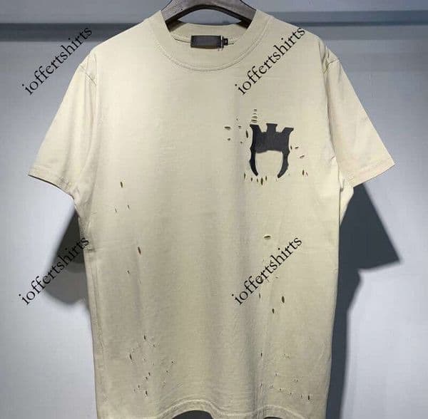 High Quality Men Designer Tshirt Men Tshirt Luxury Men Tshirt Summer Round Neck Breathable Short Sleeve 300G Pure Cotton