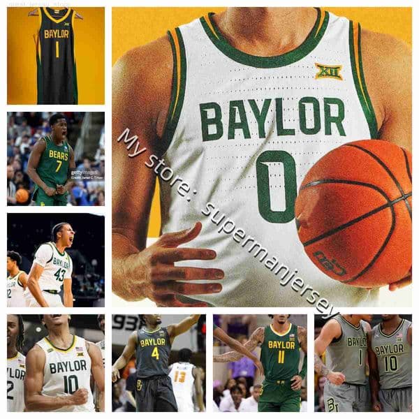 2026 Baylor College basketball jersey s-3xl Skillings Jr White Kuykendall Perry Agbim Iguodala II Williams IV Rataj Goodis Soyoye Perez Yessoufou Powell Men Custom