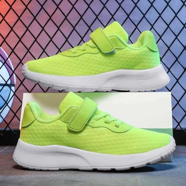 Hot Sale Cheap Sneakers Children Fashion Green Kids Running Shoes Size 28-39 Lightweight Outdoor Sports Shoes for Boy Girl 2023 L260508