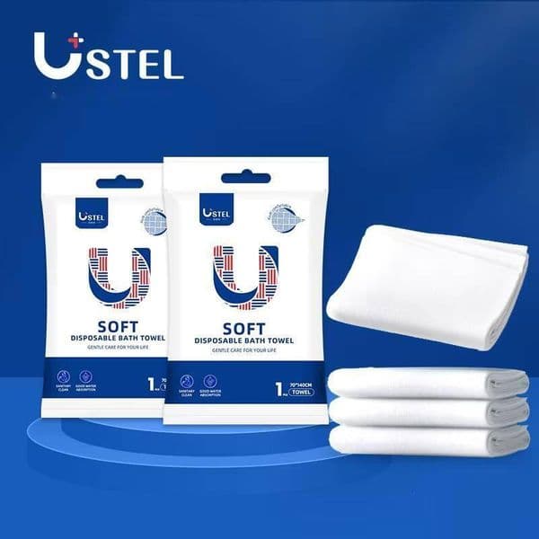 ustel in-stock eco-friendly bath for beauty salons and spas, organic disposable towels