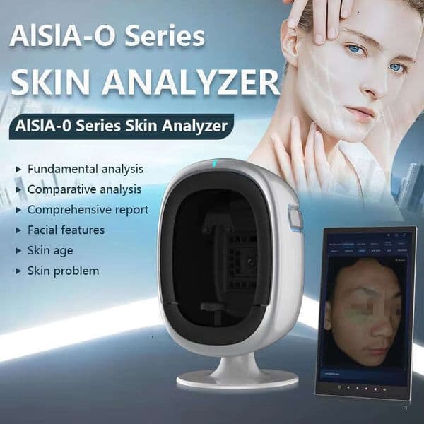 Upd Professional 3D AI Intelligent Digital Facial Skin Analyzer Face Health Diagnosis Pigment Wrinkle Acne Detection Machine 30 Million Pixels Screen