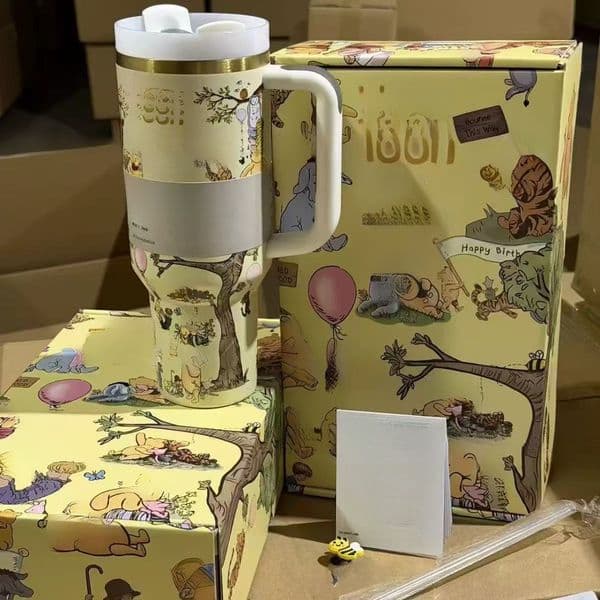 2026 New US Warehouse Holiday Gifts DHL Ed Chocolate Gold Pink Rose Blue Magnolia 40Oz Tumblers Cups With Silicone Lid Straw Car Gs Keep Col
