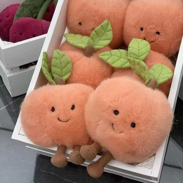 Movies & TV Plush toy London UK jelllycat Fun Peach Water Peach Pear Soft Plush Toy Doll Cute Gift
