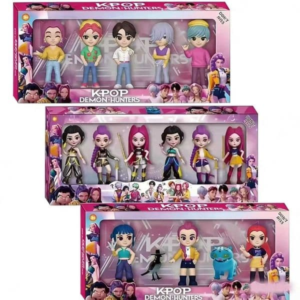 NEW Devil Rumi Zoe Mira anime polyvinyl chloride character collection desktop trinkets Childrens New Year gift L2605080ZB5