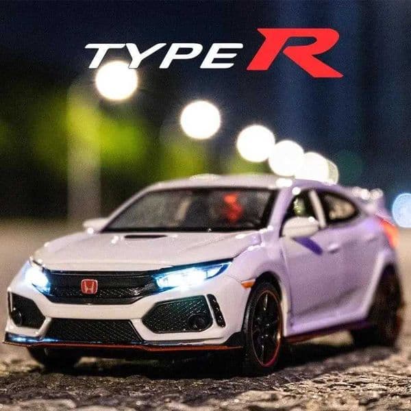 1/ 32 TYPE-R Alloy Car Model Diecasts Toy With Sound and Light Vehicles Decoration Toys For Kids GiftL2605089GWV