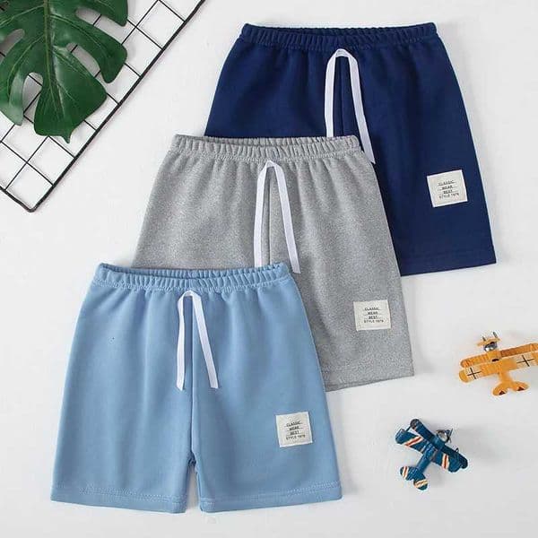 3/6-piece Set Of Childrens Multi-color Drawstring Casual Shorts For Boys And Girls Summer Sports Running Cycling Versatile PantT260508