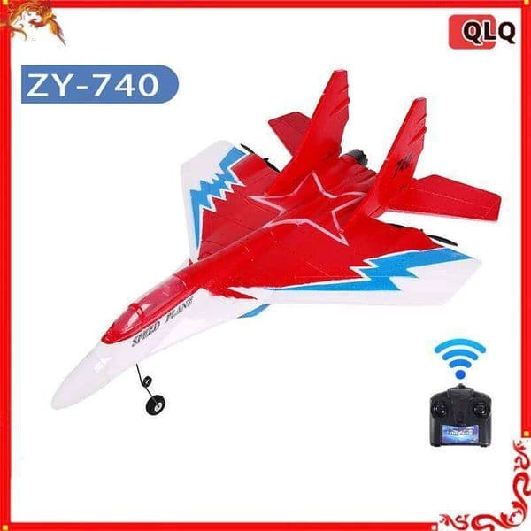 NEW ZY-740 rc plane span 440mm remote control fighter fixed wing DIY foam EPO entry-level aircraft model airplane toy gift 26Y0508
