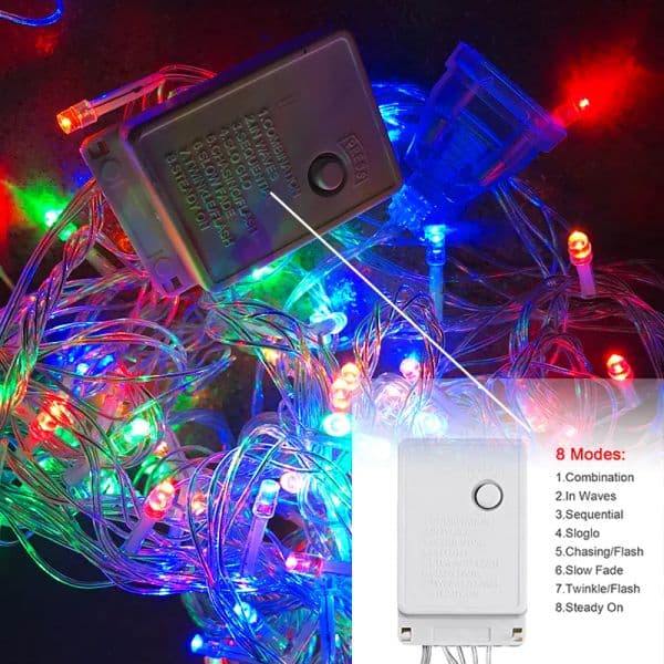 LED Strings Lights With Controller Colorful RGB Waterpoof Outdoor Decor Lamps 100leds 10M For Doors Floors Grasses Christmas Trees 220V 110V TAX Duty Free HJ
