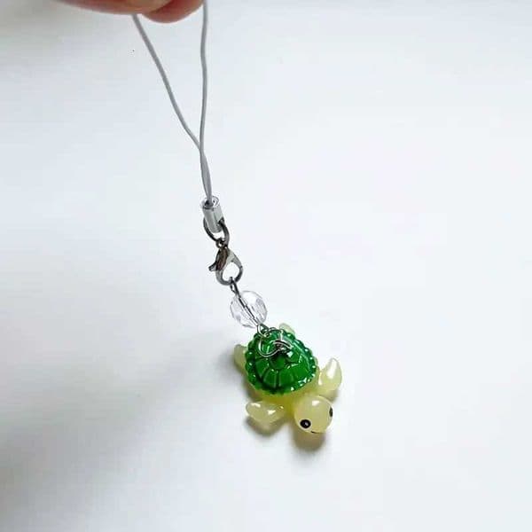 1pc Cute Resin Sea Turtle Phone Charm Kawaii Ocean Animal Lanyard Strap Mobile Phone Decorative Accessory Gifts L260508