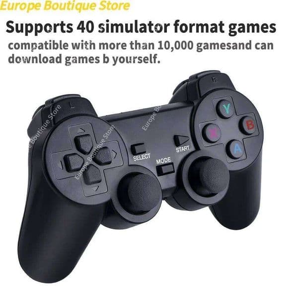 2025 NEW HD stick Video retro game console 2.4G dual wireless controller Game Stick 4K TV 64G classic high-definition S260506