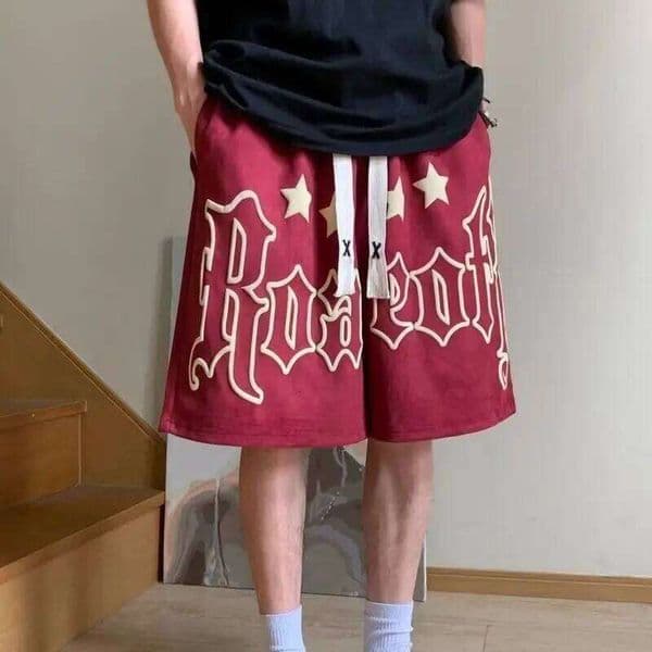 Drawstring Wide Casual Sports Male Short Pants New In Pant 2025 Novelty Elastic Clothing Y2k Fashion Xl Designer Men's Shorts 26L0509