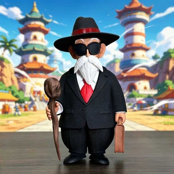 165cm/65in Anime Dragon Ball Z Figure Suit Master Roshi Action Figures Pvc Collection Model Toys for Children Gifts L260509