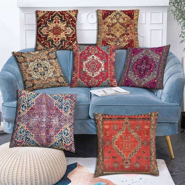 Moroccan ethnic short plush pillowcase 40x40 45x45 50x50 60x60, sofa decorative cushion cover, home decoration 26Y0509