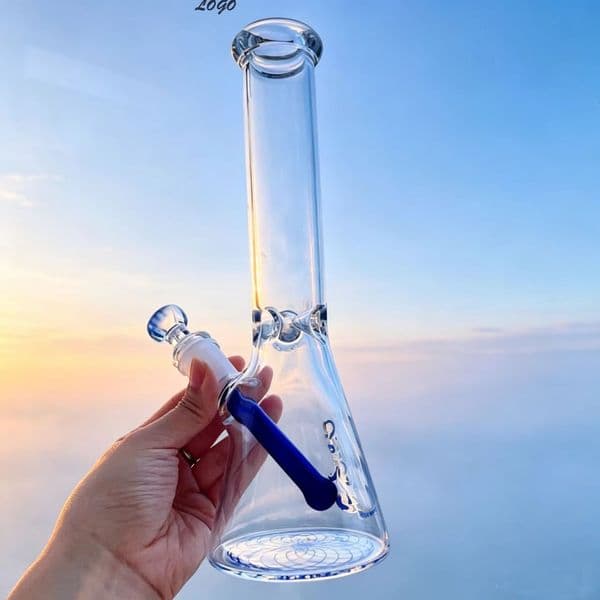 7.9inchs Thick Glass beaker Bongs Water Pipe Bubbler hookahs Heady Water Bongs Downstem Perc Water bongs With 14mm Accessory