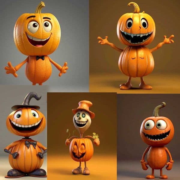 Cheap Sale Halloween Pumpkin Resin Clollectible Action Figures Toys 17cm Gaoxingqus_toyZYRF