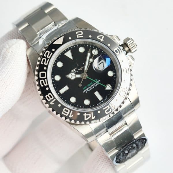 high-quality version 41mm GMT Bruce Wayne AAA Jubilee Stainless Ceramic Sapphire Gliding folding buckle Automatic Movement Automati. Men's Watch Wristwatches