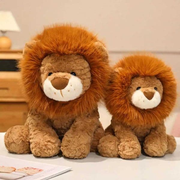 Creative Gift Soft Lion Stuffed Animal Plush Pillow Cute Emotional Support Stuffed Animals Plush 138inch Plush Toy L2605099HFI