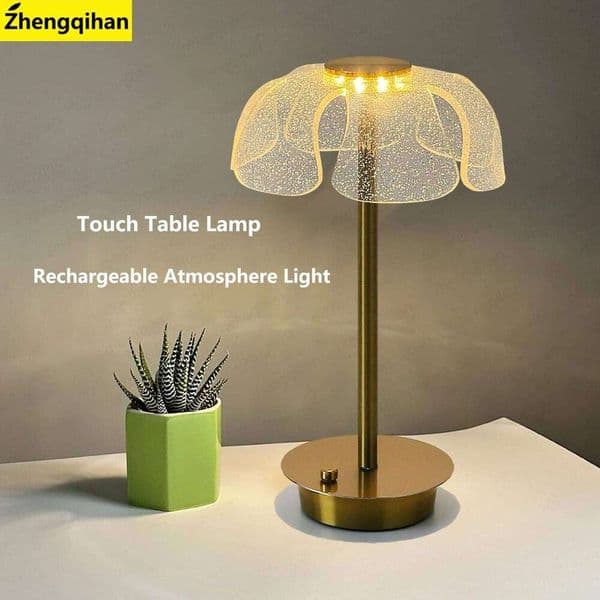 Rechargeable Table LED Touch Sensor Desktop Night Wireless Reading Lamp For Restaurant Hotel Bar Bedroom Decor Light S260508 a01
