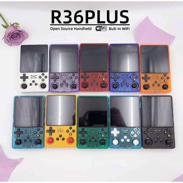 2026 R36Plus Retro Handheld Game Console Linux 64-bit System 4" I Screen RK3326 Portable Pocket Video Player R36PLUS Games 26L0509