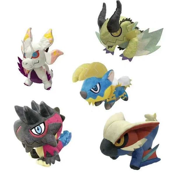 Game Monsters Hunters Doll Dragon Wolf Pillows Capcomed Cosplay Cute Cartoon Stuffed Toy Cushion Kids Gift L260509HPEH