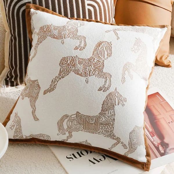 2026 Luxury Designer Brown Vintage Light French Sofa Pillow Cover H New Chinese Simple Pillows Cushion Home Decor Shipping Free Shipping 2