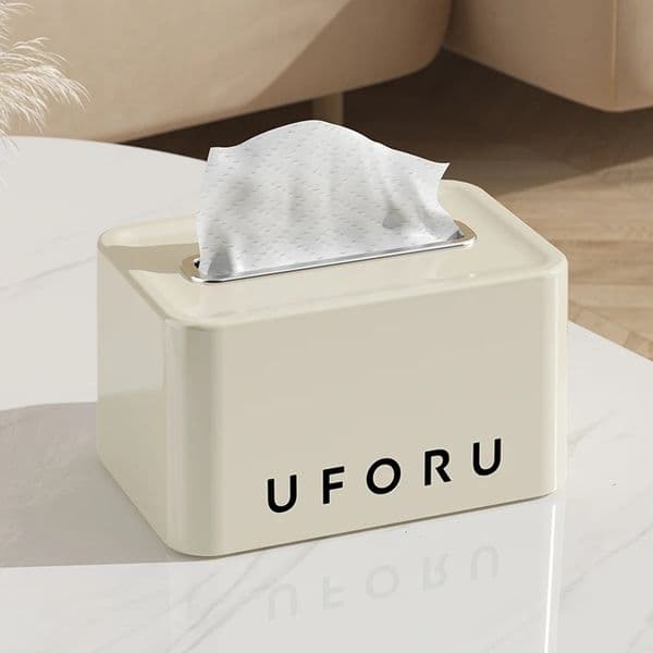 UFORU Spring paper towel box household living room table paper box creative personality high-grade light y desktop box 260508
