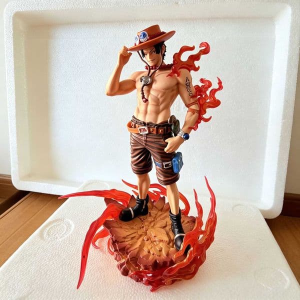 One Piece Dreamy Ace with Outstretched Arms and Cross Anime Figure Model Desktop Toy Ornament Figurine Fire FistL2600509