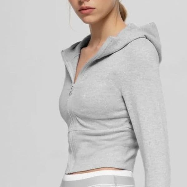 Yoga Sports Jacket Gym Clothe Woman Slim-fit Short Slim Spring and Autumn Running Fitness Clothes Top Zipper Tight Yoga Clothes