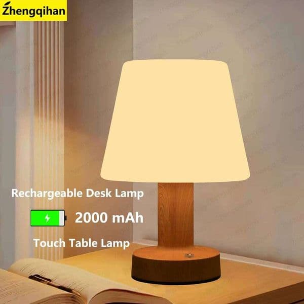 LED Table Touch Sensor Rechargeable Desktop Night Wireless Reading Lamp For Restaurant Hotel Bar Bedroom Decor Light S260508 44e