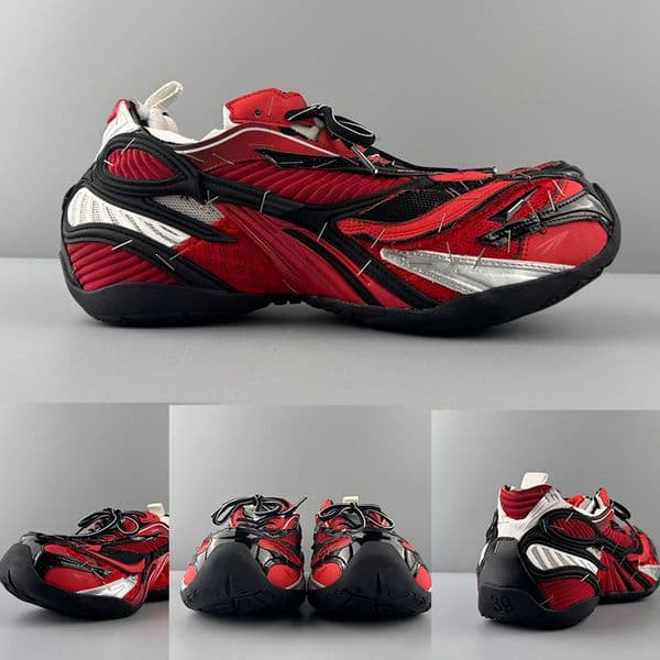 Mens New Racing Sneaker mens Retro Casual Mountaineering Shoes Designer Lace Up Height Increasing Running Shoes No Sole Air Cushion Sizes 38 46