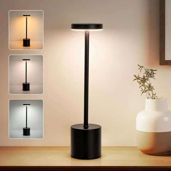 LED Table Touch Sensor Rechargeable Desktop Night Wireless Reading Lamp for Restaurant Hotel Bar Bedroom Decor Light S260508 f64
