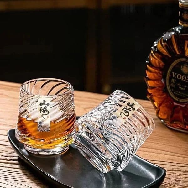 Glass Whiskey Cup Set Shanhai Cup Household foreign wine glasses High-end high-value KTV cups 260508