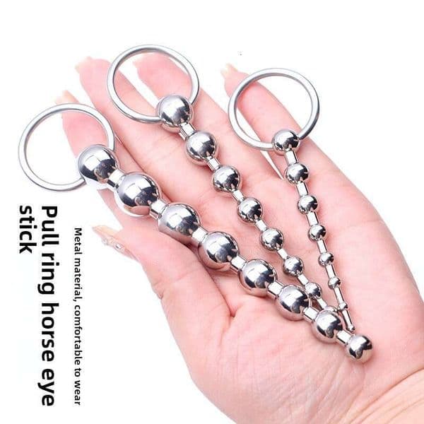 Luxury Metal Horse Eye Penis maquillaje Expansion Toy Male Urethral Catheter Orgasm Masturbation Stilation Insertion Rod Adult Products Free Shipping