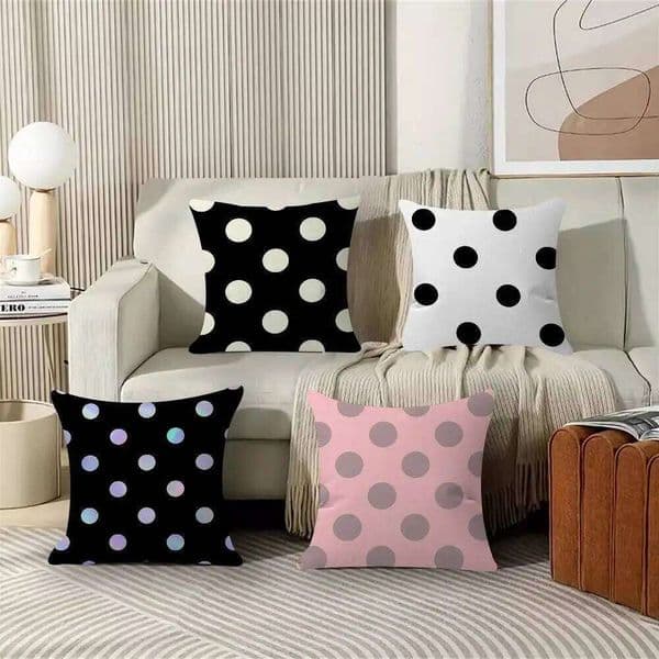 Fashion Polka Dot Pillowcase Toon Gift Cushion Cover Bedroom Home Sofa Chair Seat Decor Pillow Case 26Y0509