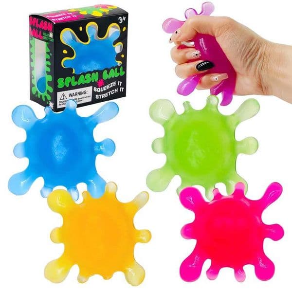 Schylling Needoh Splash Ball Sensory Stress Relief Squishy Cube AntiAnxieTY Squeeze Object For Focus ADHD Population L260509