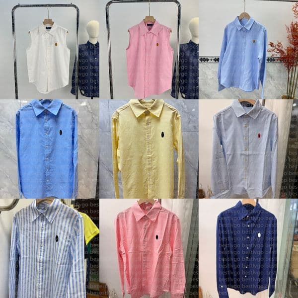 Designer shirt men spring classic striped long sleeved shirt top men women daily wear T-shirt casual loose long sleeved single breasted linen shirt size S-XL